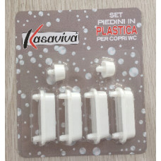 KIT 6 PIEDINI PLASTICA COPRIWC 7152 (24pz)